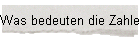 Was bedeuten die Zahlen