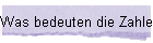 Was bedeuten die Zahlen
