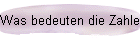 Was bedeuten die Zahlen
